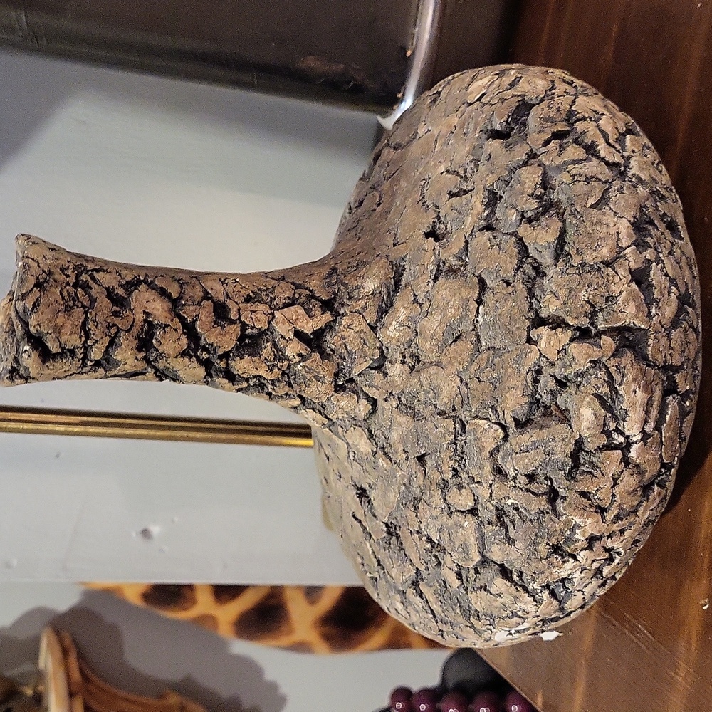 Stan Langtwait Ashes of Mt.Saint Helen Vase. Hand Sculpted.